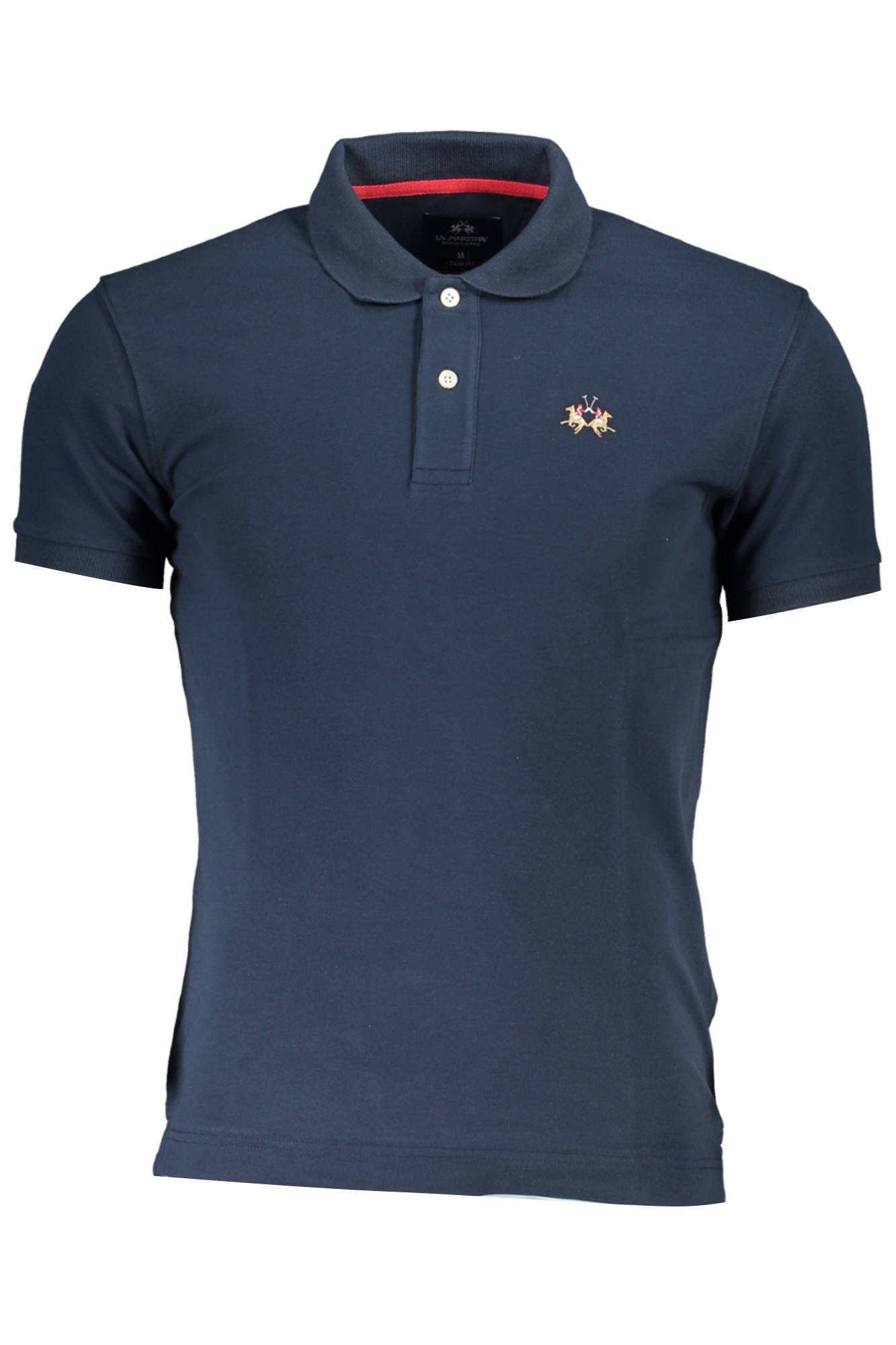 LA MARTINA Poloshirt Herren – Slim Fit Kurzarm in Blau mit Stickerei | soulluna.de Blau Hauptbild