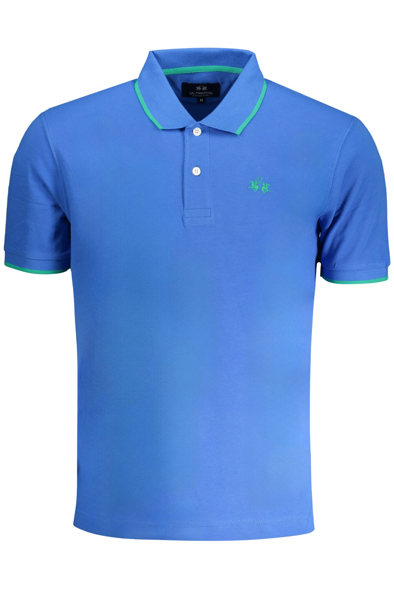 LA MARTINA Poloshirt Herren – Kurzarm in Blau mit Stickerei | soulluna.de Blau