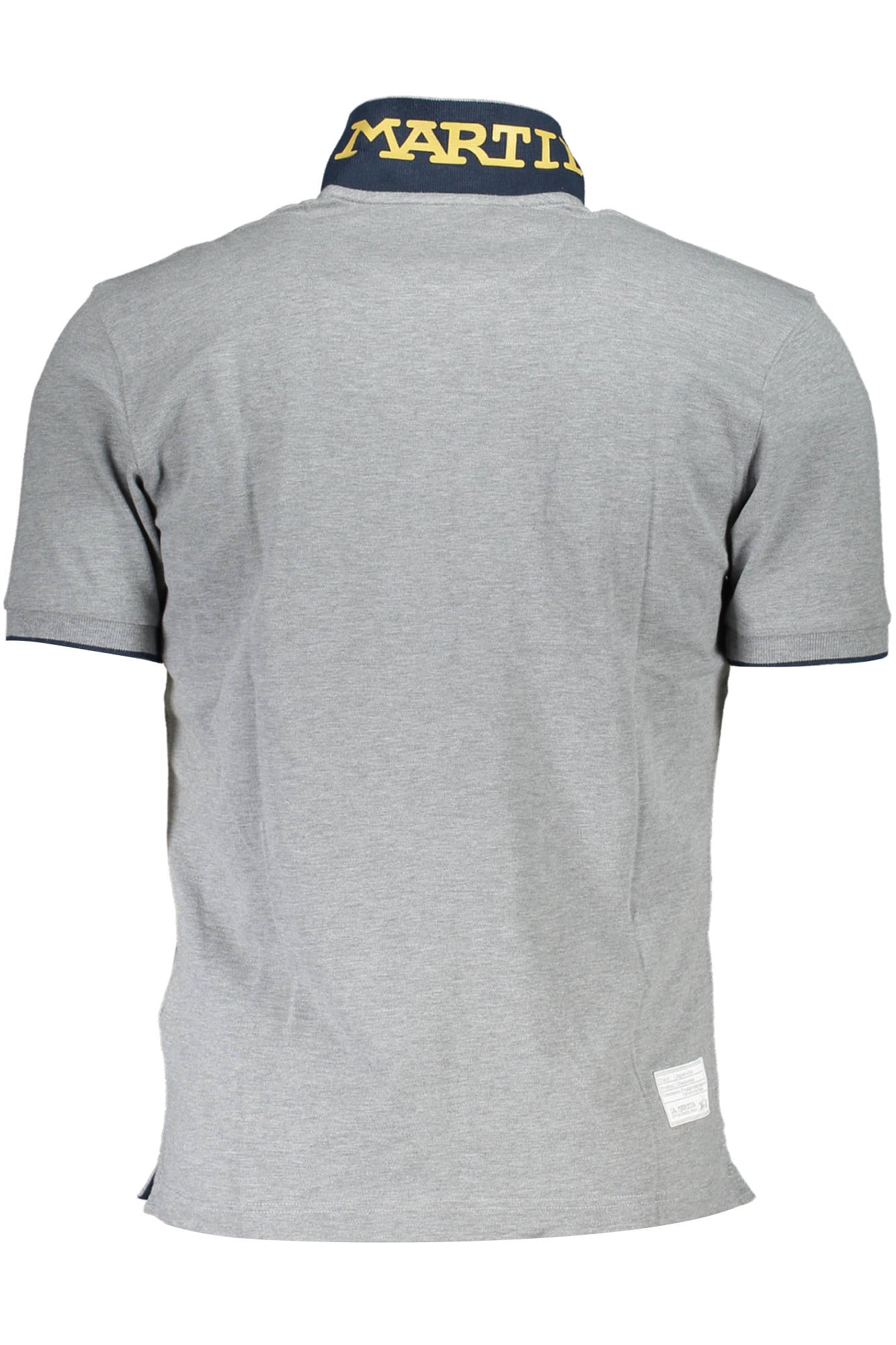 La Martina Poloshirt Herren – Kurzarm Polo Grau mit Logo-Stickerei | soulluna.de Grau