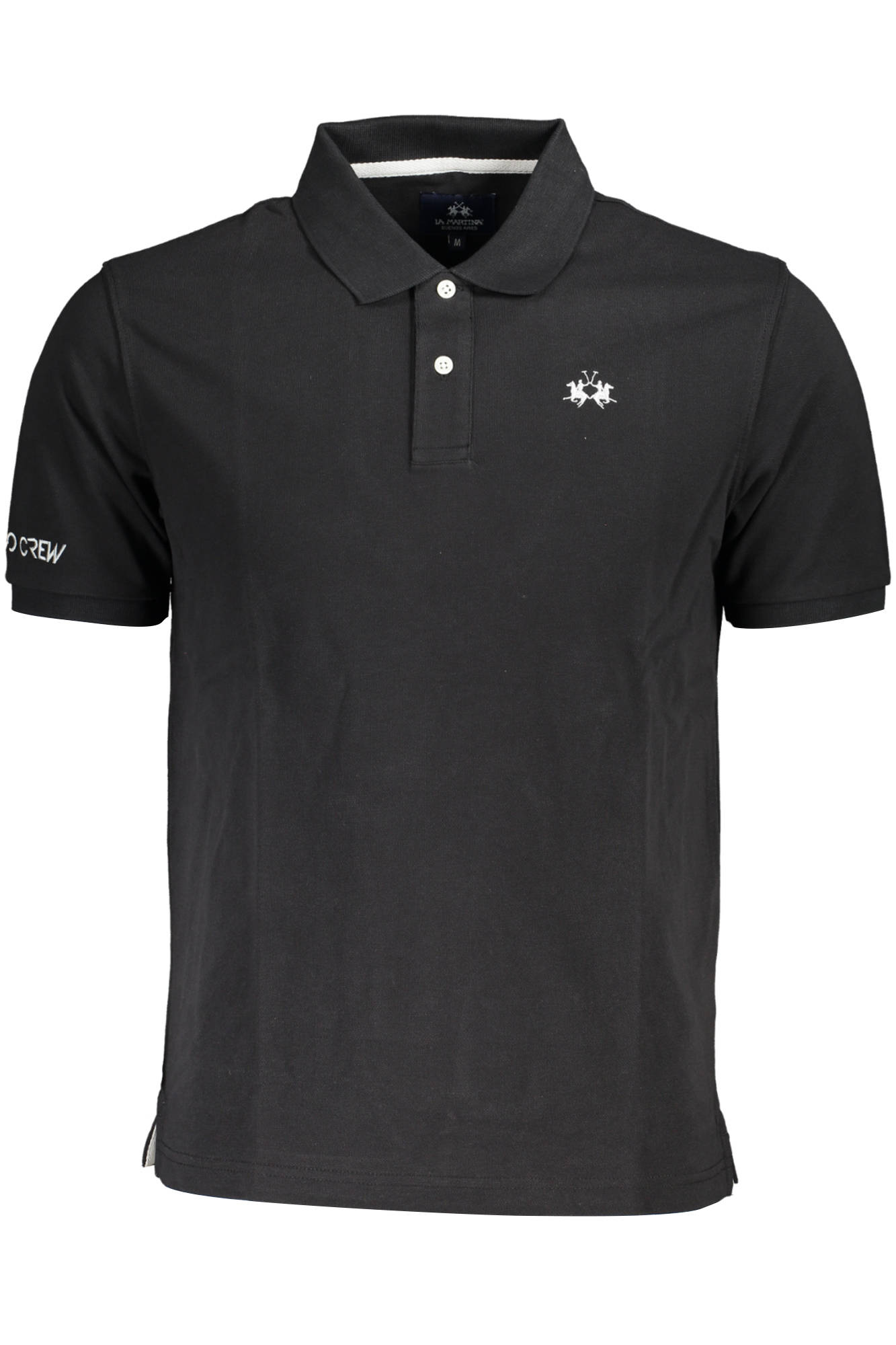La Martina Herren Kurzarm Polo Schwarz Schwarz