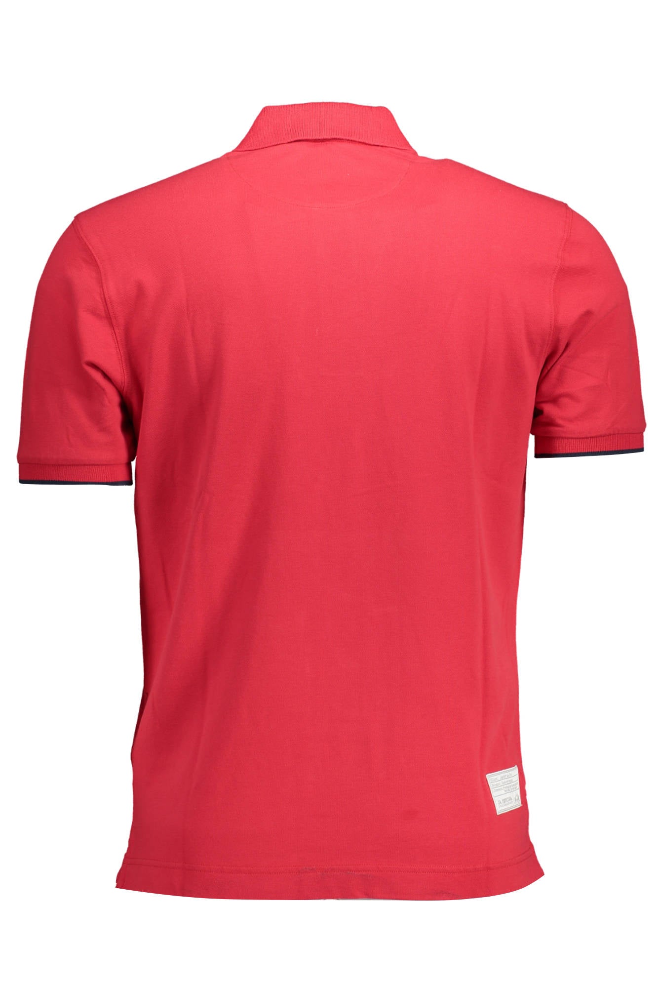 La Martina Poloshirt Herren – Kurzärmliges Polohemd in Rot mit Stickerei | soulluna.de Rot