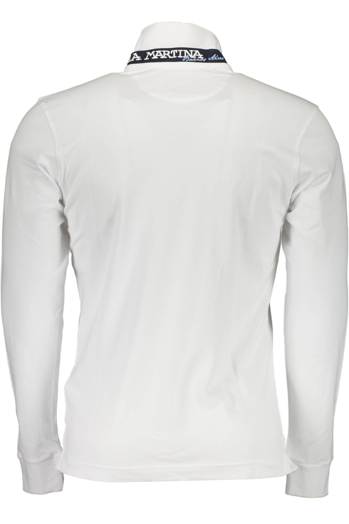 LA MARTINA Men's Long-Sleeve Polo Shirt – Slim Fit in White | souluna.de Secondary image