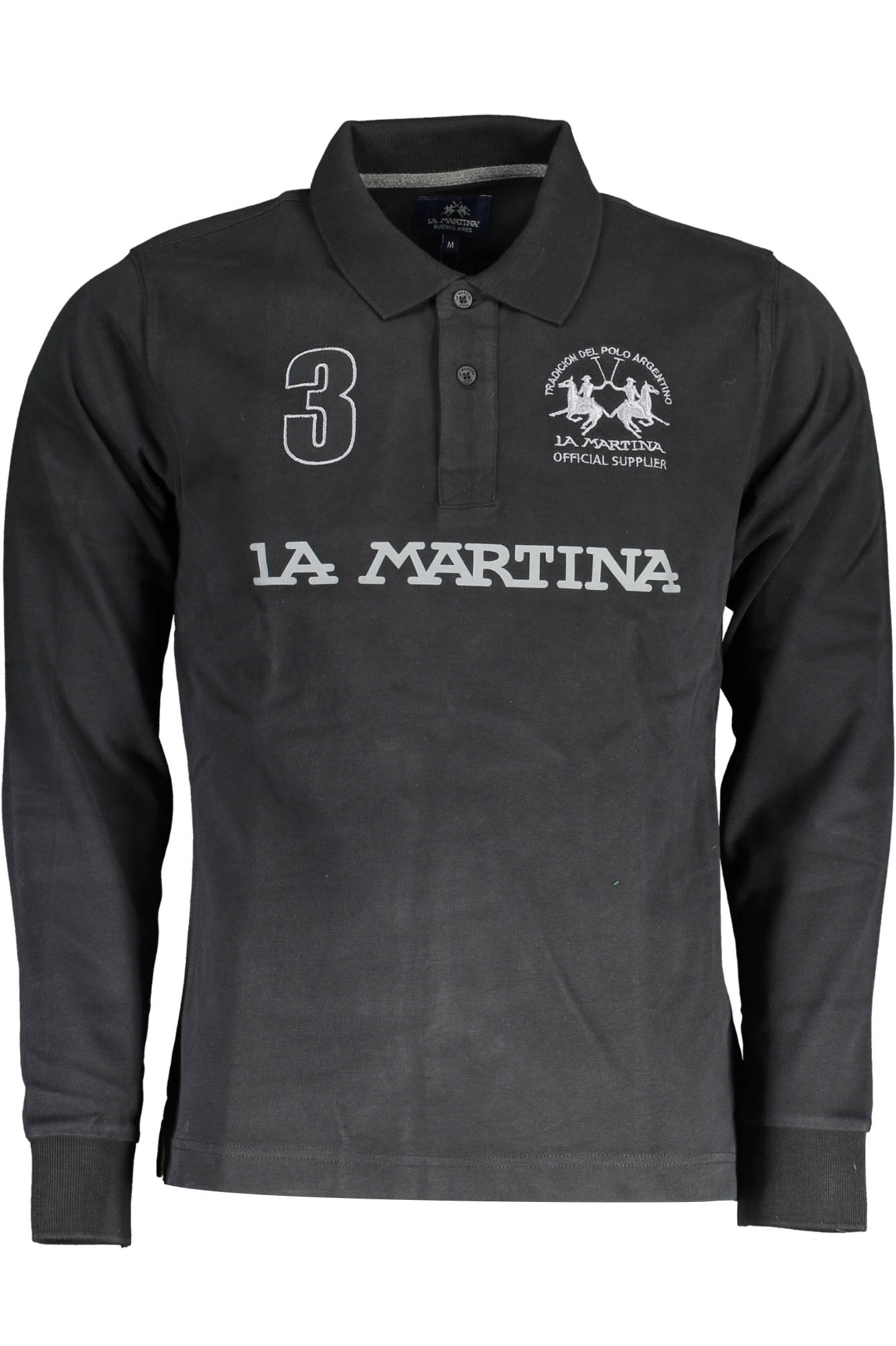 LA MARTINA POLO LANGARM HERREN SCHWARZ Hauptbild