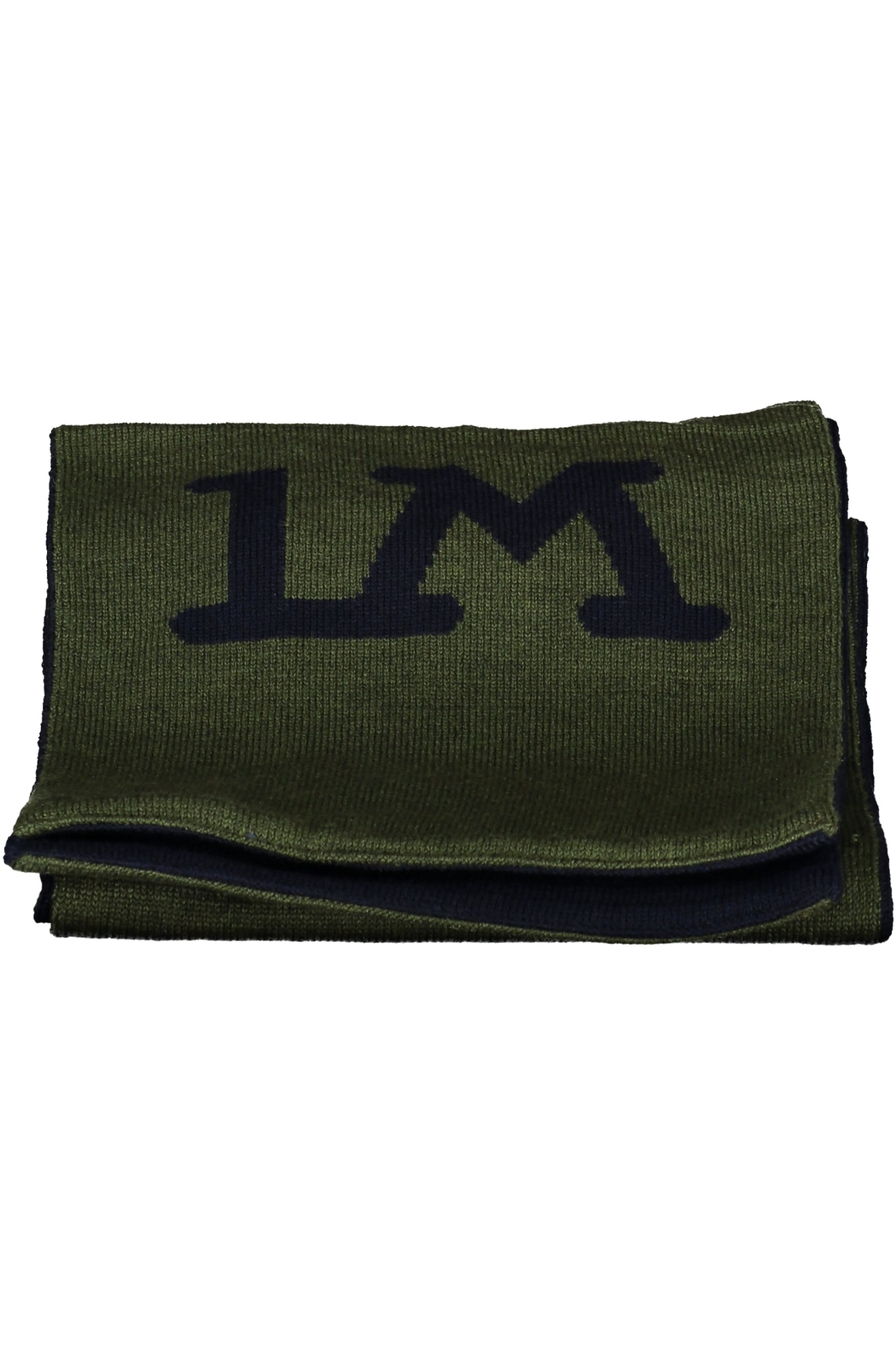 LA MARTINA Herrenschal Grün – Mit Logo-Druck und Kontrastdetails für Herbst/Winter Grün