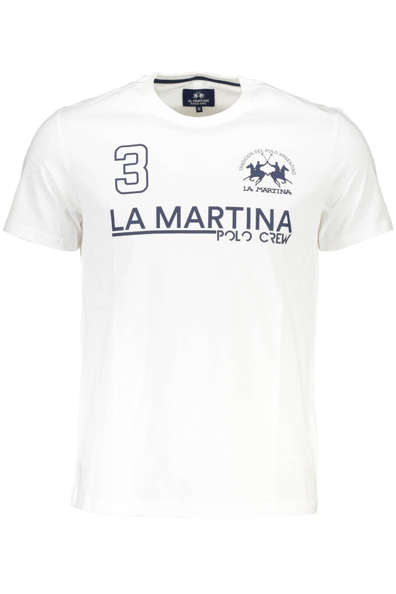 La Martina Herren Kurzarm T-Shirt Weiss Weiß