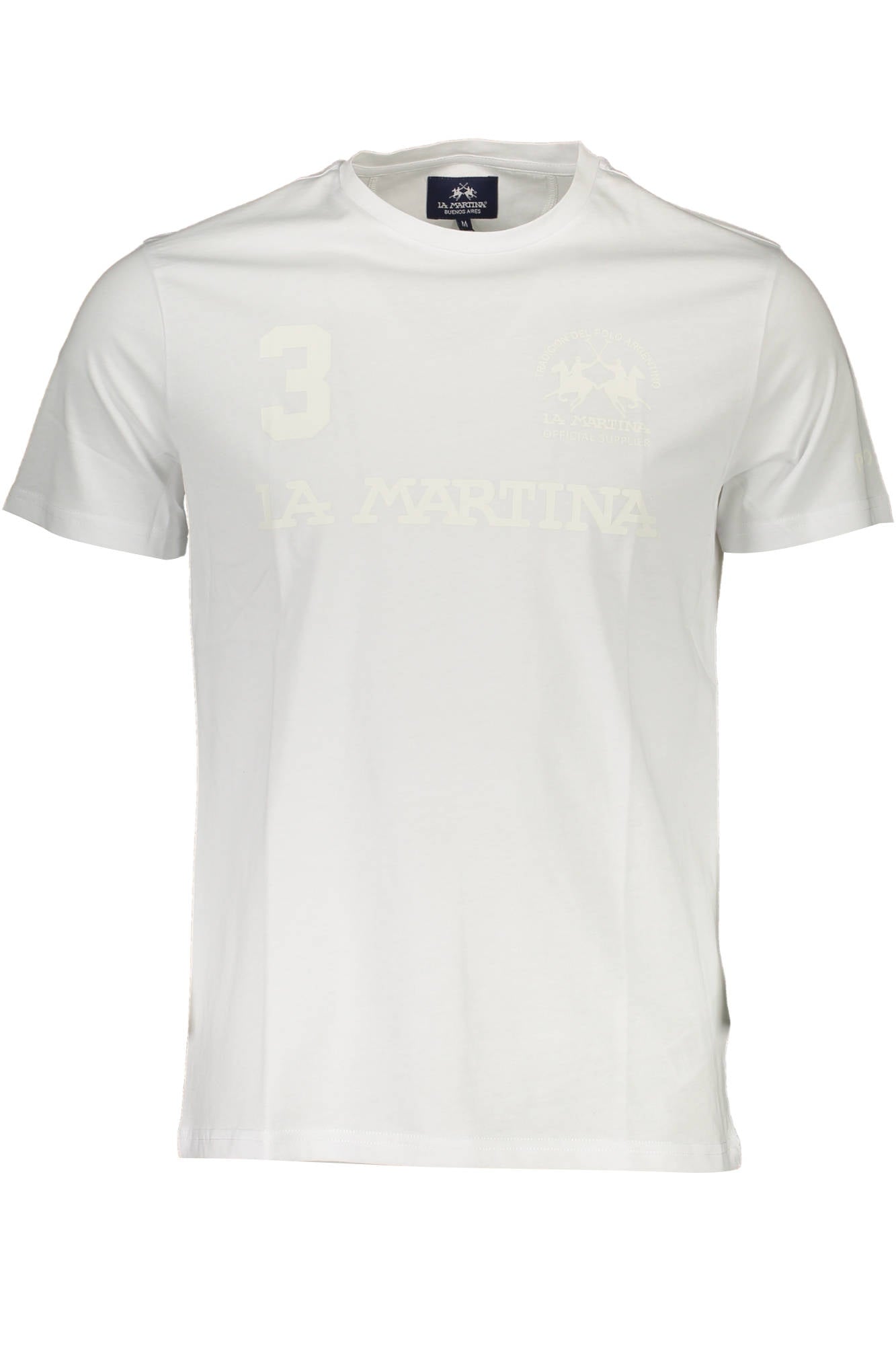 La Martina Herren Kurzarm T-Shirt Weiss Weiß