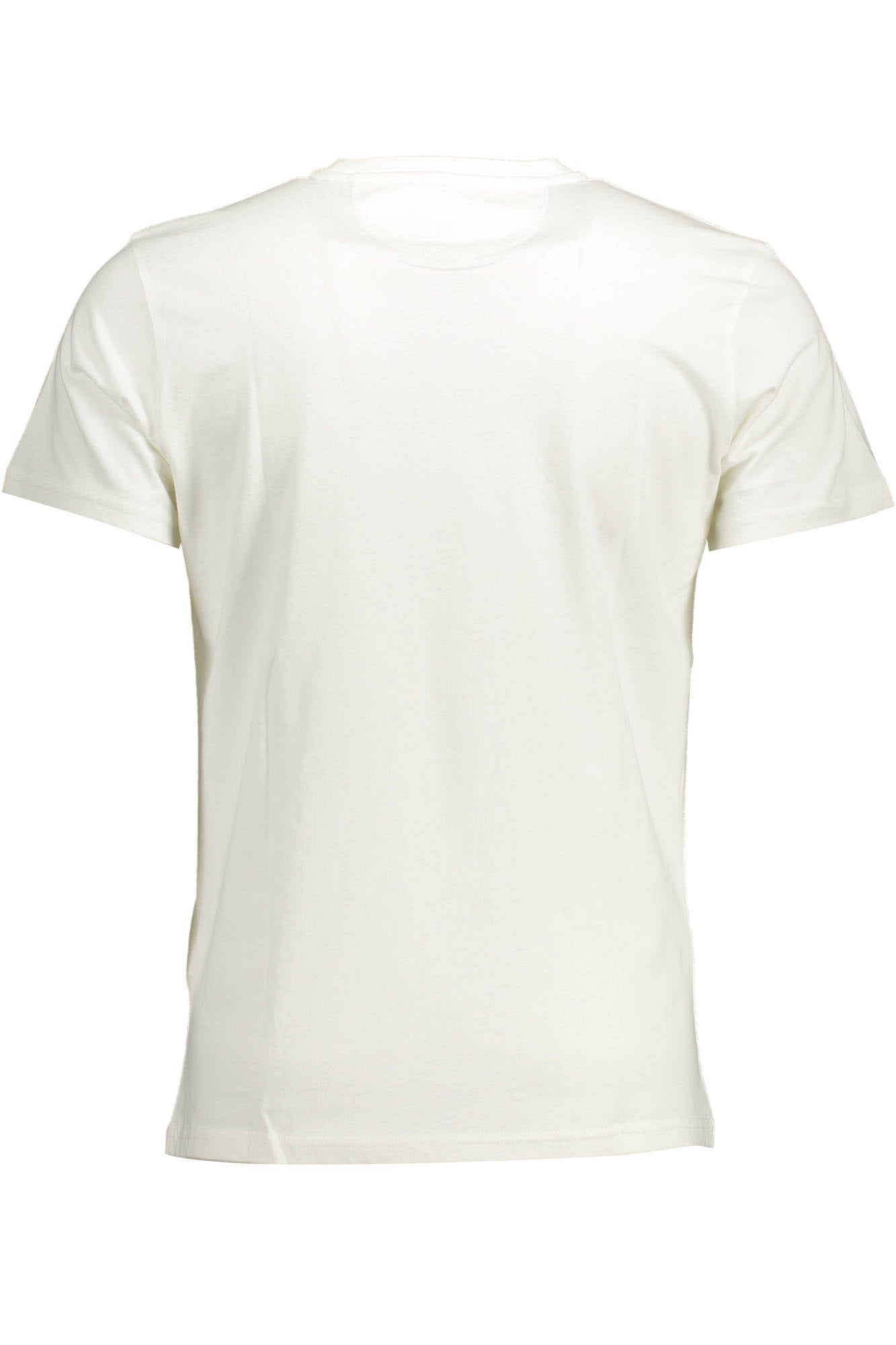 LA MARTINA Herren T-Shirt – Weißes Kurzarm-Shirt aus 100% Baumwolle Weiß