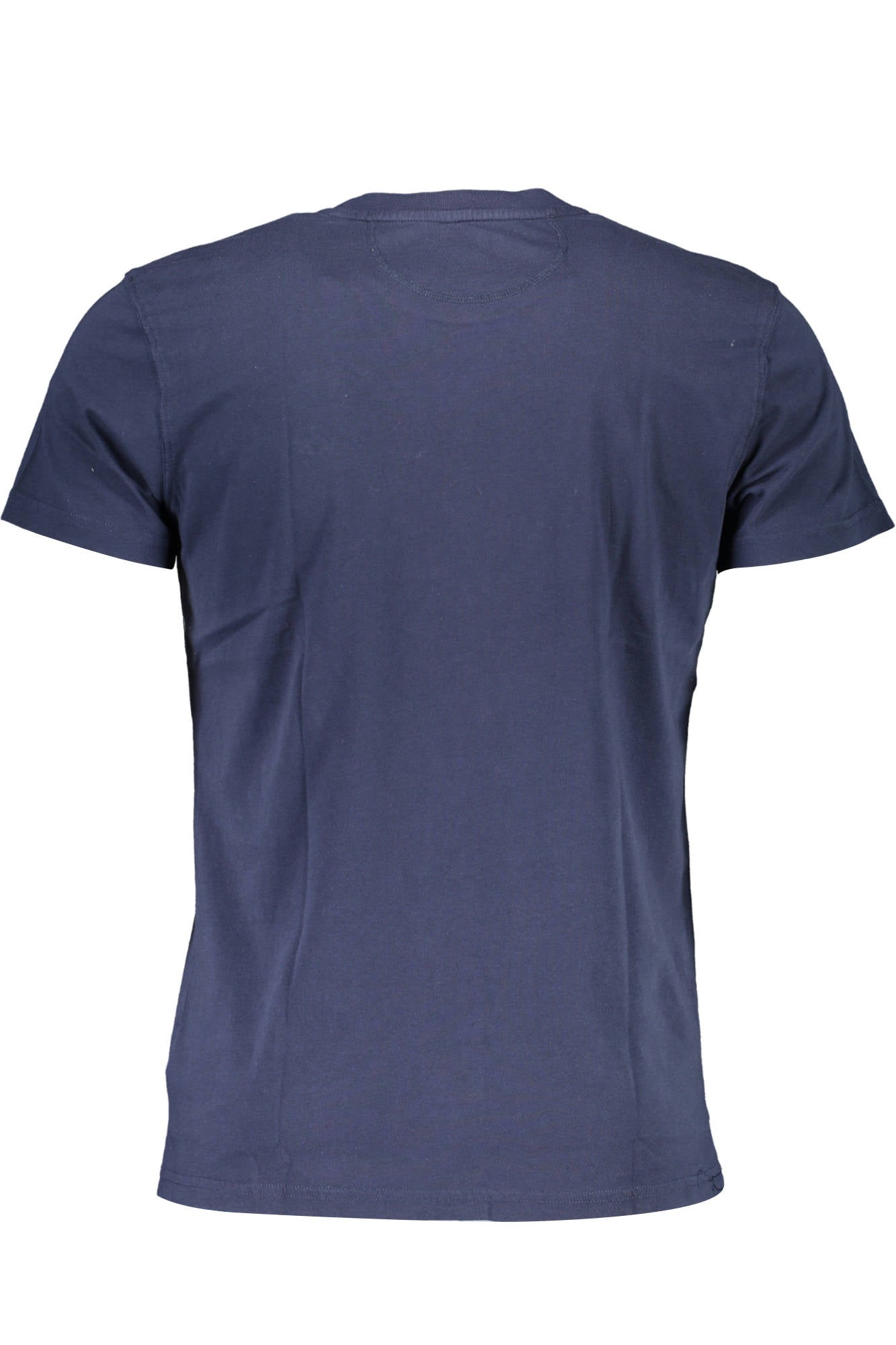 LA MARTINA Herren T-Shirt Blau – Kurzarm-Shirt mit Logo-Stickerei für den Sommer Blau