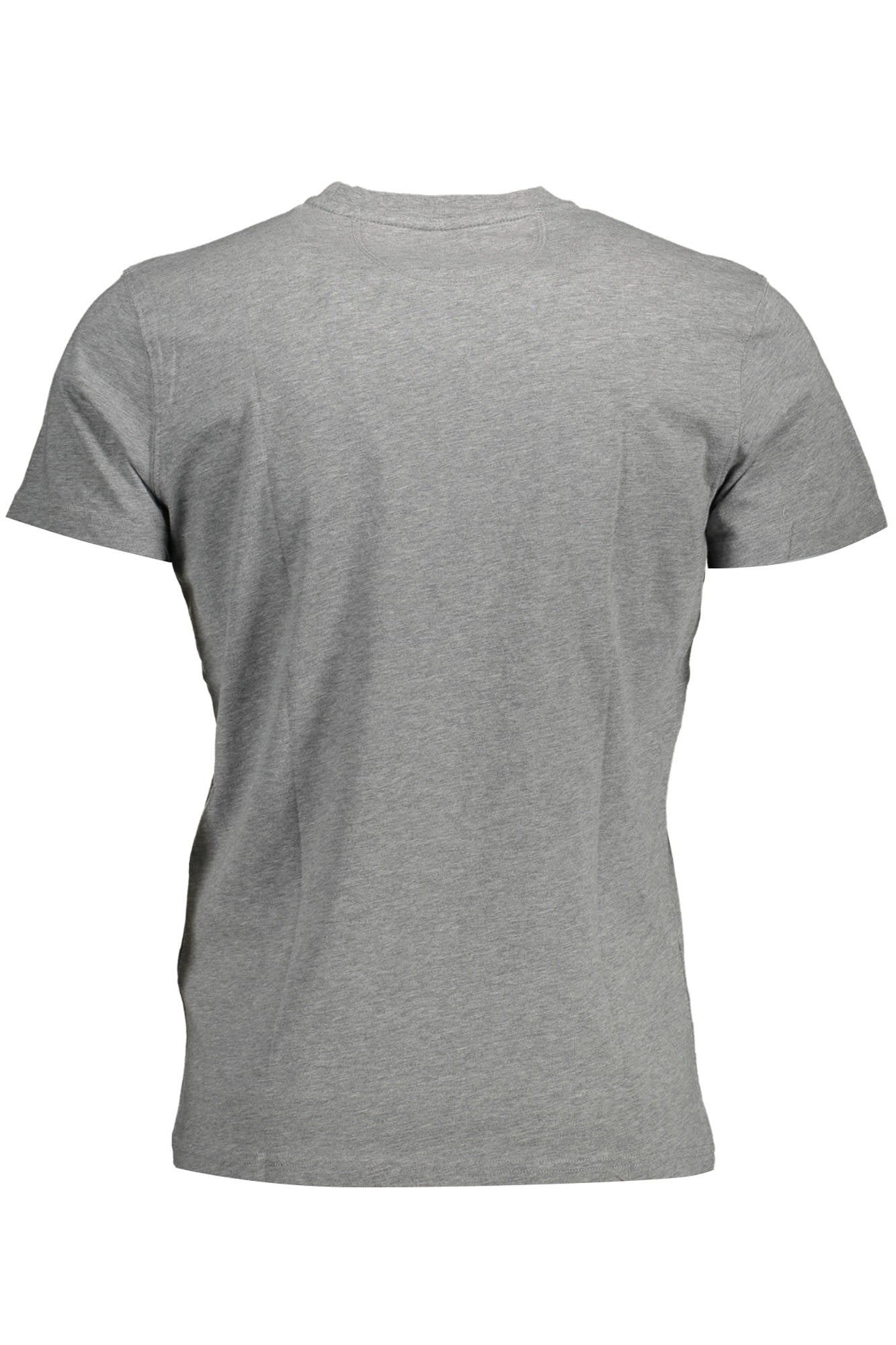 LA MARTINA Kurzarm T-Shirt Herren Grau – 100% Baumwolle mit Logo-Stickerei Grau