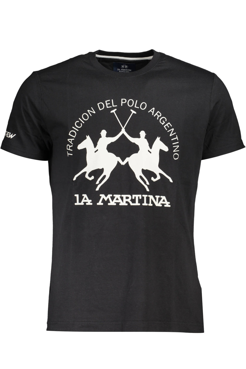 LA MARTINA HERREN KURZARM T-SHIRT SCHWARZ