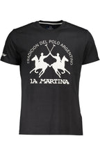 LA MARTINA HERREN KURZARM T-SHIRT SCHWARZ