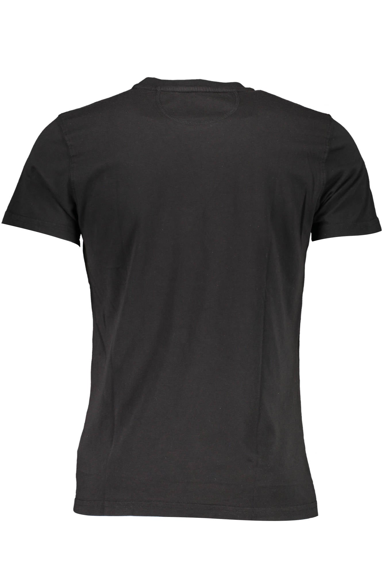 LA MARTINA Herren T-Shirt Schwarz – Kurzarm-Shirt mit Logo-Stickerei Schwarz