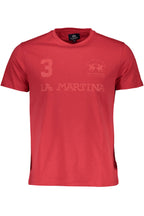 LA MARTINA HERREN KURZARM T-SHIRT ROT