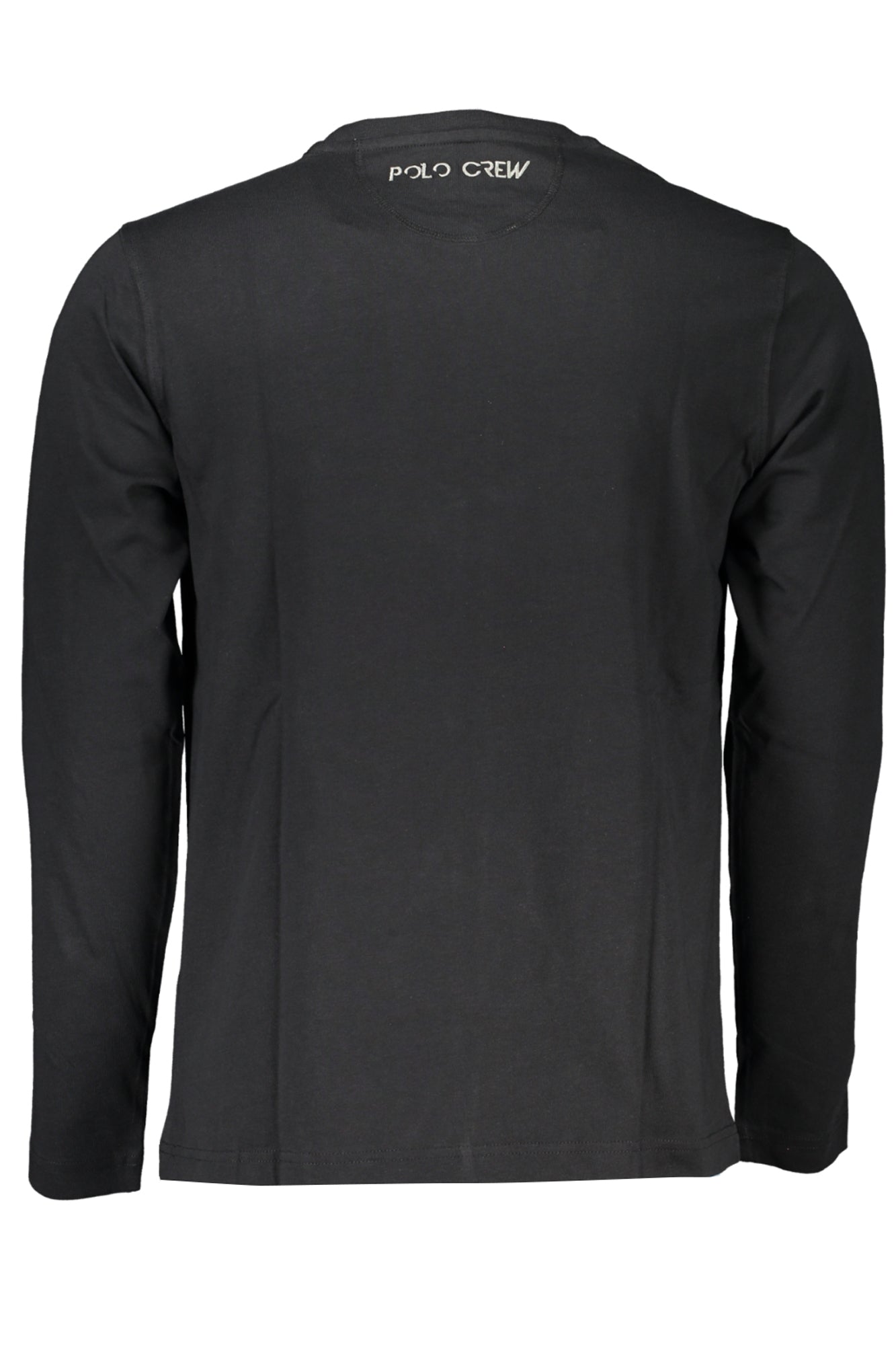 LA MARTINA Langarm-T-Shirt Herren – Grünes Basic aus 100% Baumwolle Schwarz