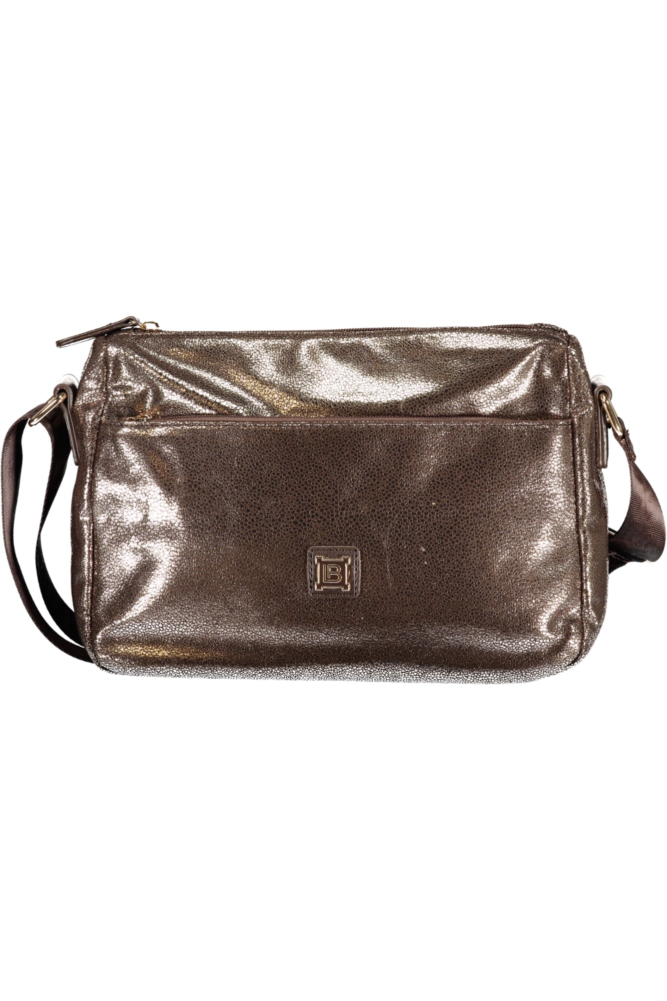 Laura Biagiotti Damentasche Grau – Verstellbare Schultertasche für Herbst/Winter Bronze