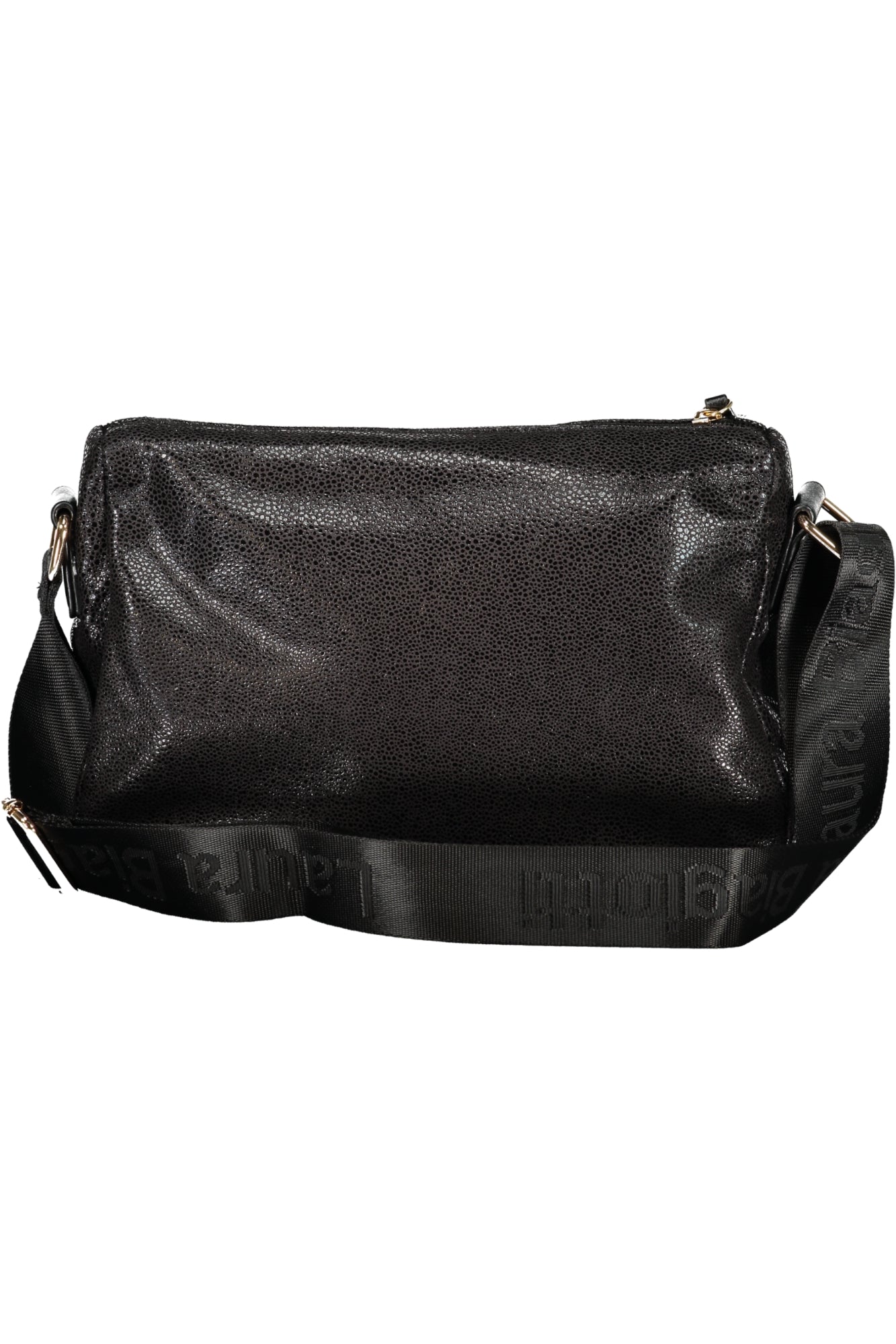 Laura Biagiotti Damentasche Grau – Verstellbare Schultertasche für Herbst/Winter Schwarz