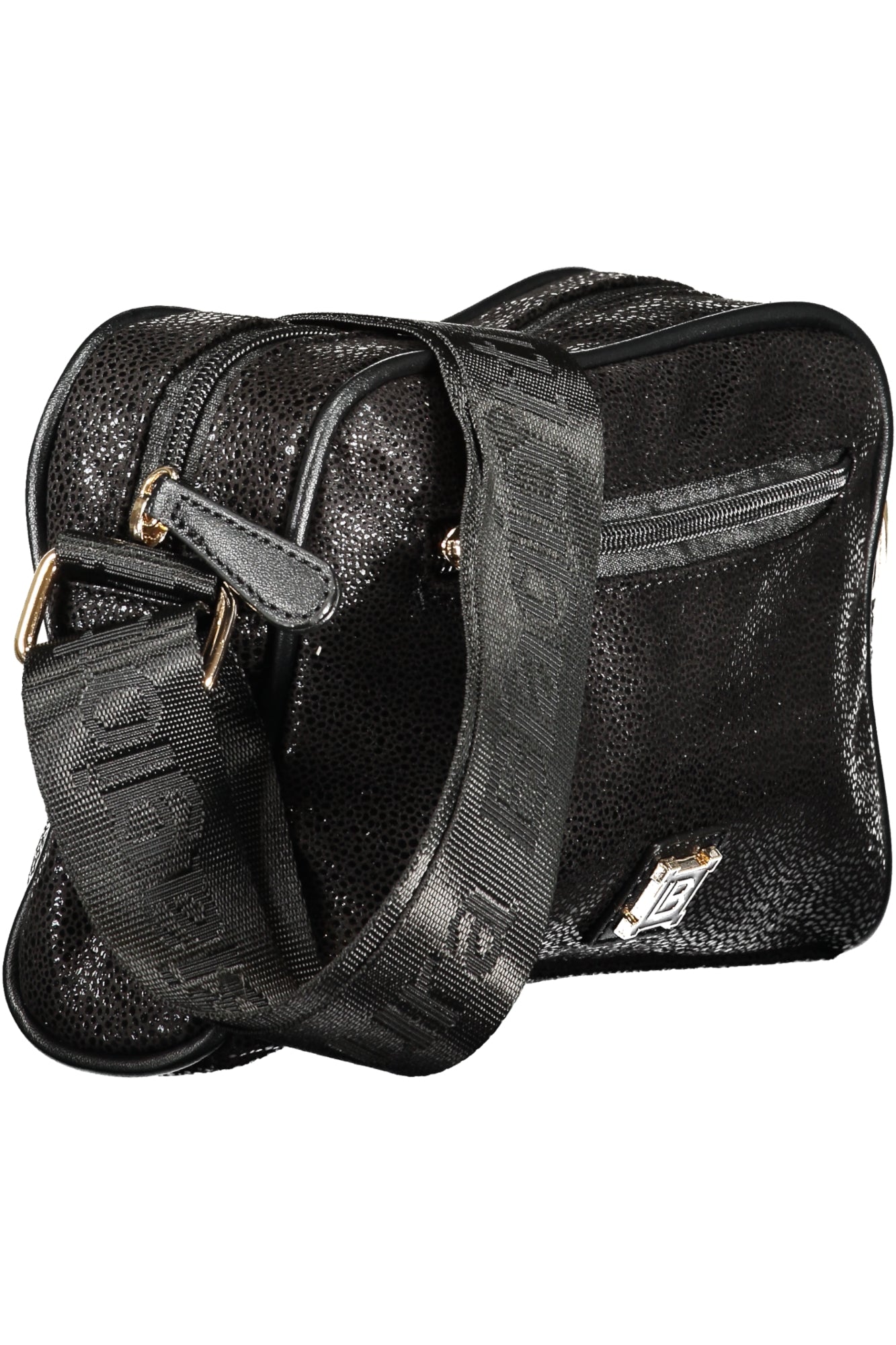 Laura Biagiotti Damentasche Bronze – Verstellbare Schultertasche für Herbst/Winter Schwarz