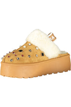 LAURA BIAGIOTTI DAMEN-WINTER-CLOGS, BRAUN