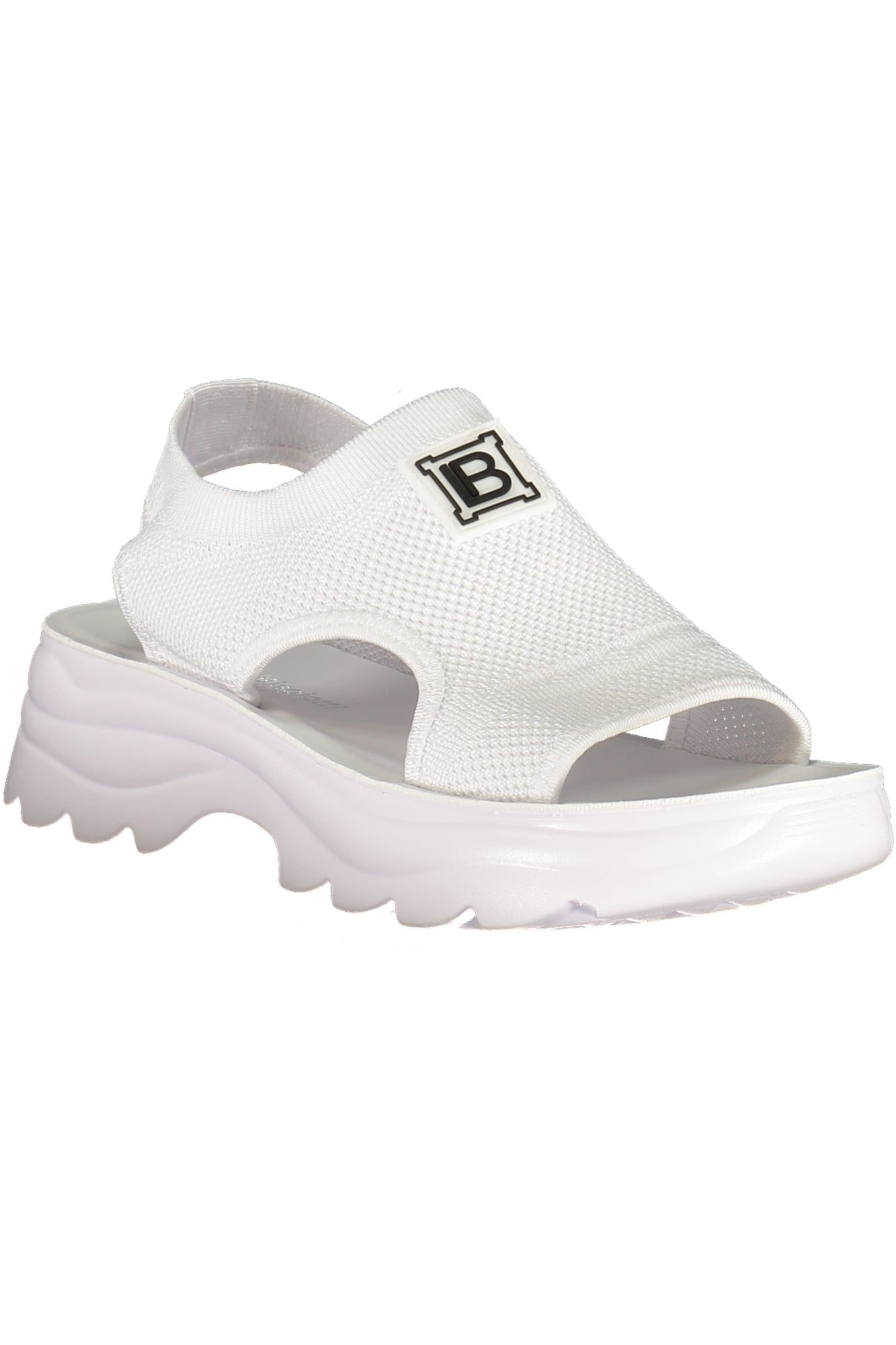 Laura Biagiotti Sandalen Damen – Elastischer Knöchelverschluss in Schwarz | Frühjahr/Sommer Weiß