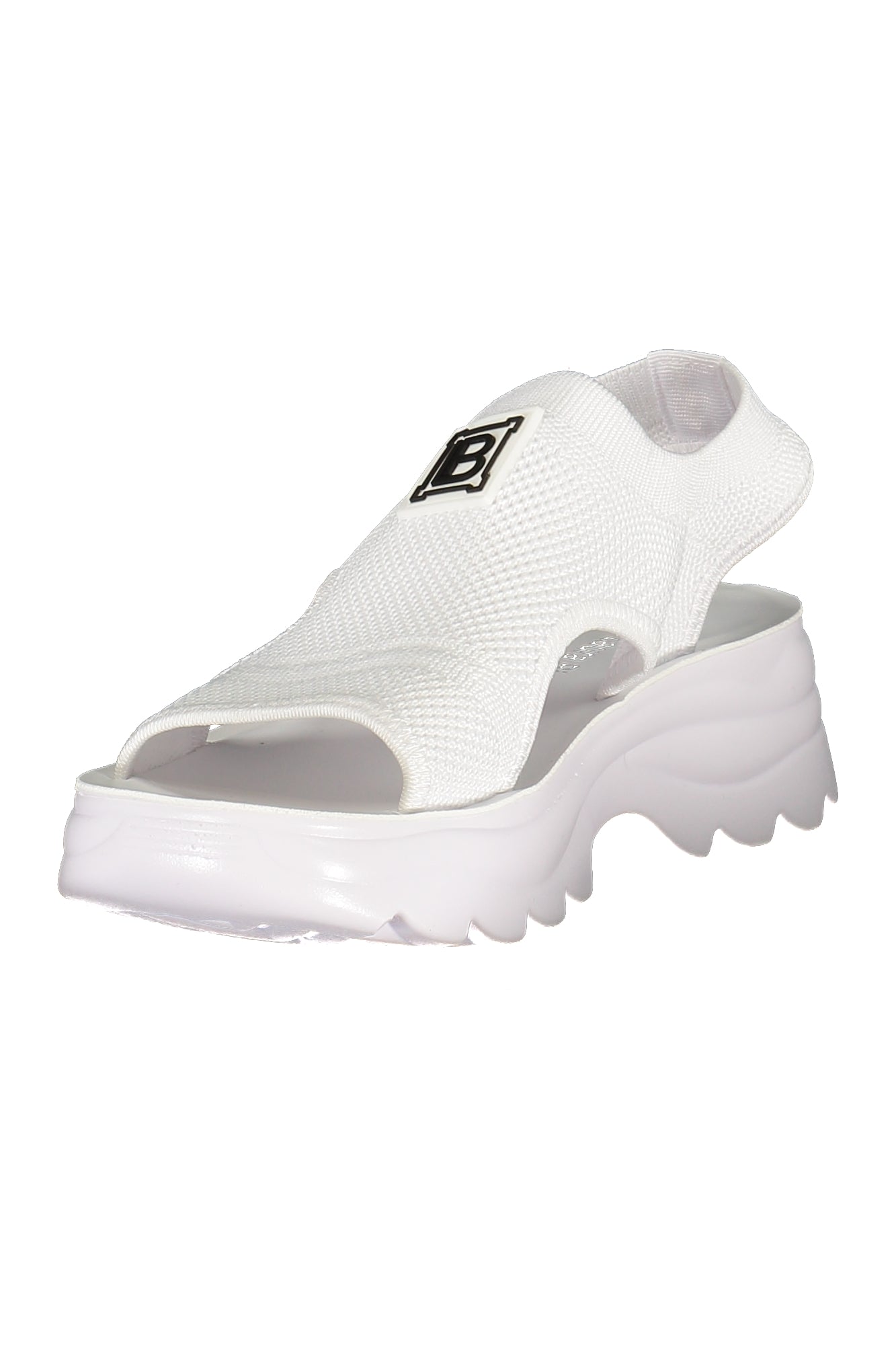 Laura Biagiotti Sandalen Damen – Elastischer Knöchelverschluss in Schwarz | Frühjahr/Sommer Weiß