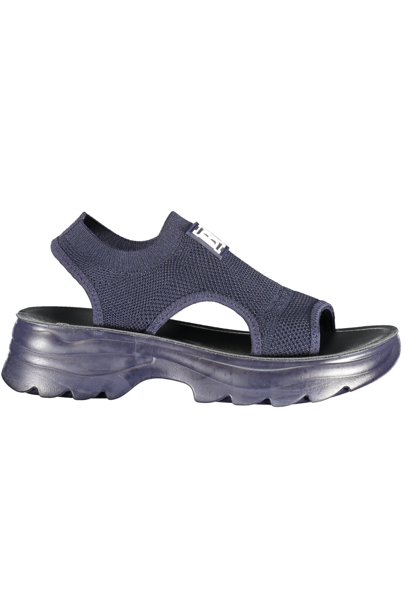 Laura Biagiotti Sandalen Damen – Elastischer Knöchelverschluss in Schwarz | Frühjahr/Sommer Blau