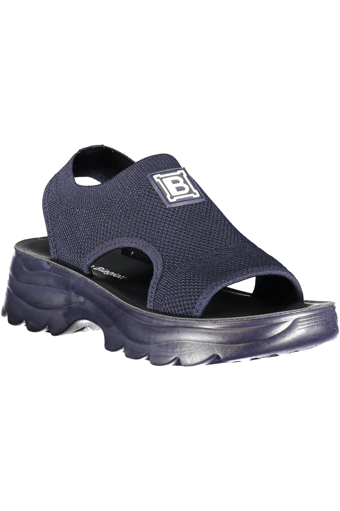 Laura Biagiotti Sandalen Damen – Elastischer Knöchelverschluss in Schwarz | Frühjahr/Sommer Blau