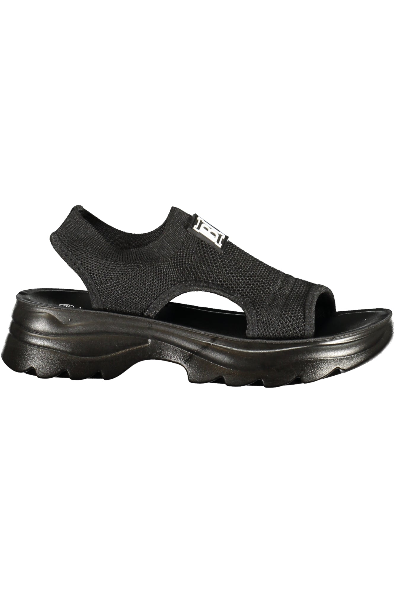 Laura Biagiotti Sandalen Damen – Elastischer Knöchelverschluss in Schwarz | Frühjahr/Sommer Schwarz Hauptbild