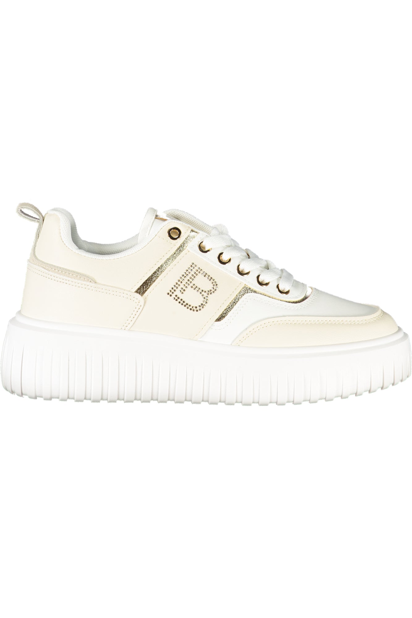 Laura Biagiotti Sneaker Damen – Sportschuhe Grün mit Strass-Print | soulluna.de Beige