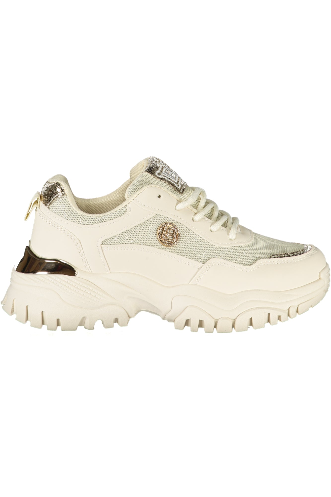 LAURA BIAGIOTTI Damen Sneaker – Sportschuh mit Schnürsenkel Beige