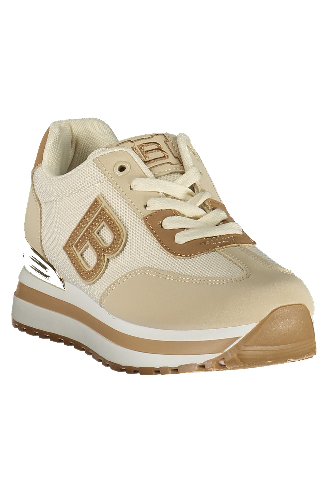 Laura Biagiotti Damen-Sportschuhe Weiss – Leichte Sneaker für Frühjahr/Sommer Beige