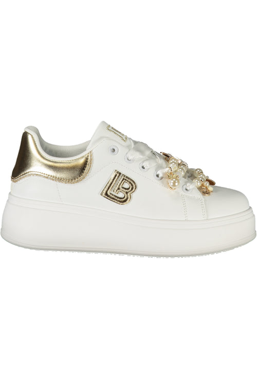 LAURA BIAGIOTTI Damen Sneaker – Sportschuh mit Schnürsenkel Weiß