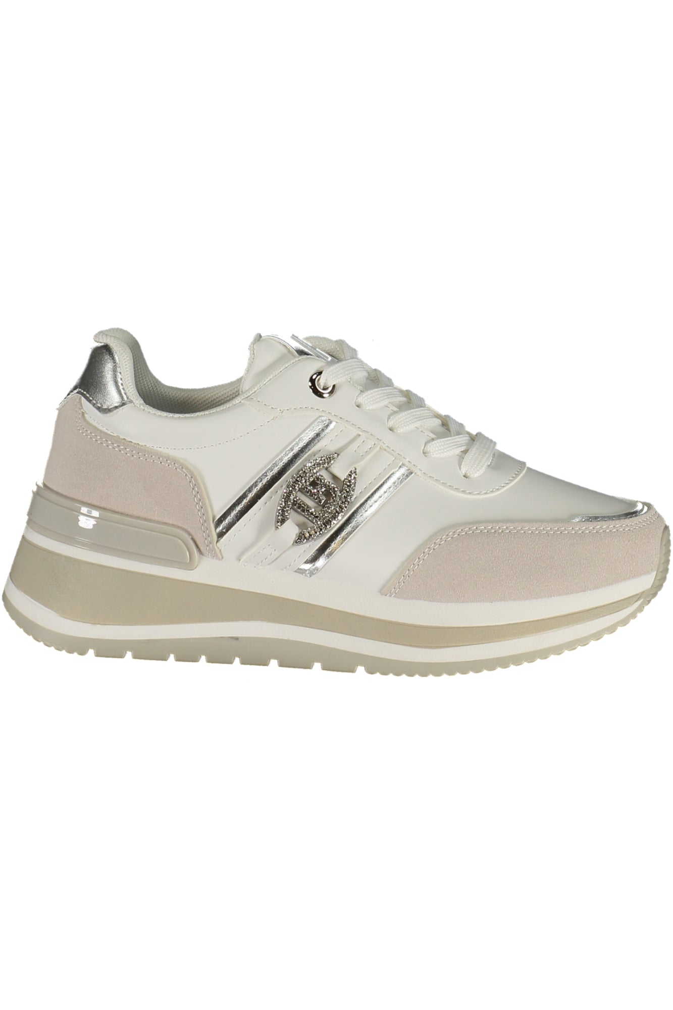 LAURA BIAGIOTTI Damen Sneaker – Sportschuh mit Schnürsenkeln Weiß
