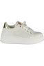 LAURA BIAGIOTTI Damen Sneaker – Sportschuh mit Schnürsenkeln Weiß