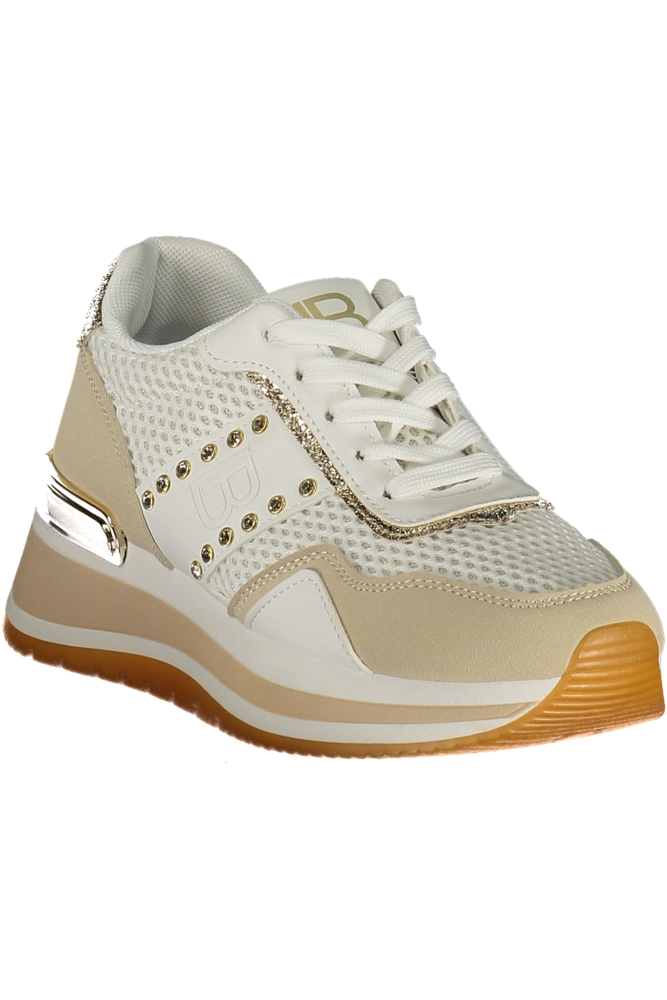 LAURA BIAGIOTTI Damen Sneaker – Sportschuh mit Schnürsenkeln Weiß