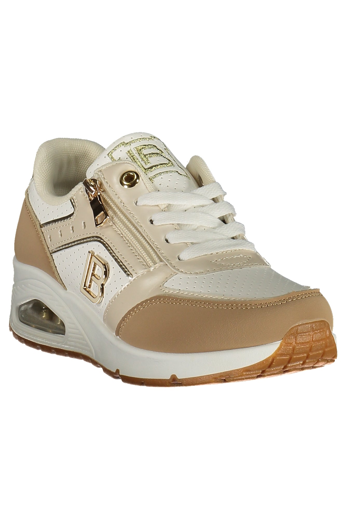 LAURA BIAGIOTTI Damen Sneaker – Sportschuh mit Schnürsenkeln Weiß