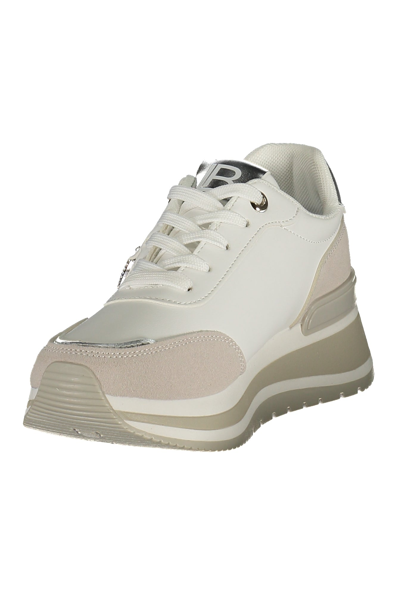 LAURA BIAGIOTTI Damen Sneaker – Sportschuh mit Schnürsenkeln Weiß