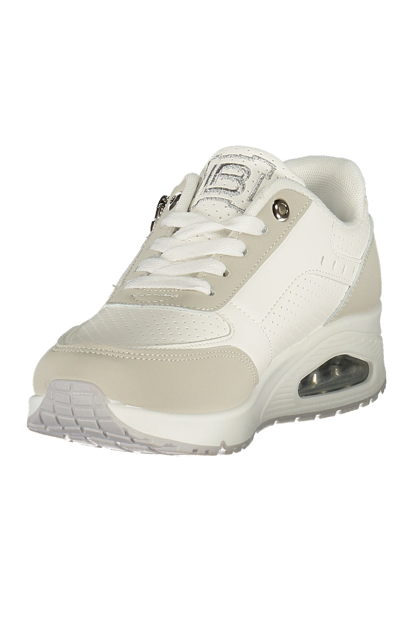 LAURA BIAGIOTTI Damen Sneaker – Sportschuh mit Schnürsenkeln Weiß