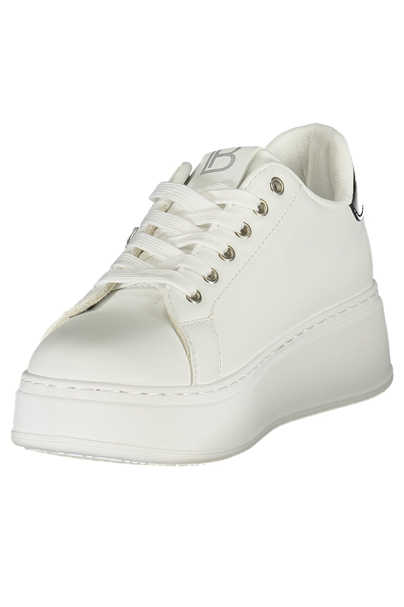 LAURA BIAGIOTTI Damen Sneaker – Sportschuh mit Schnürsenkeln Weiß