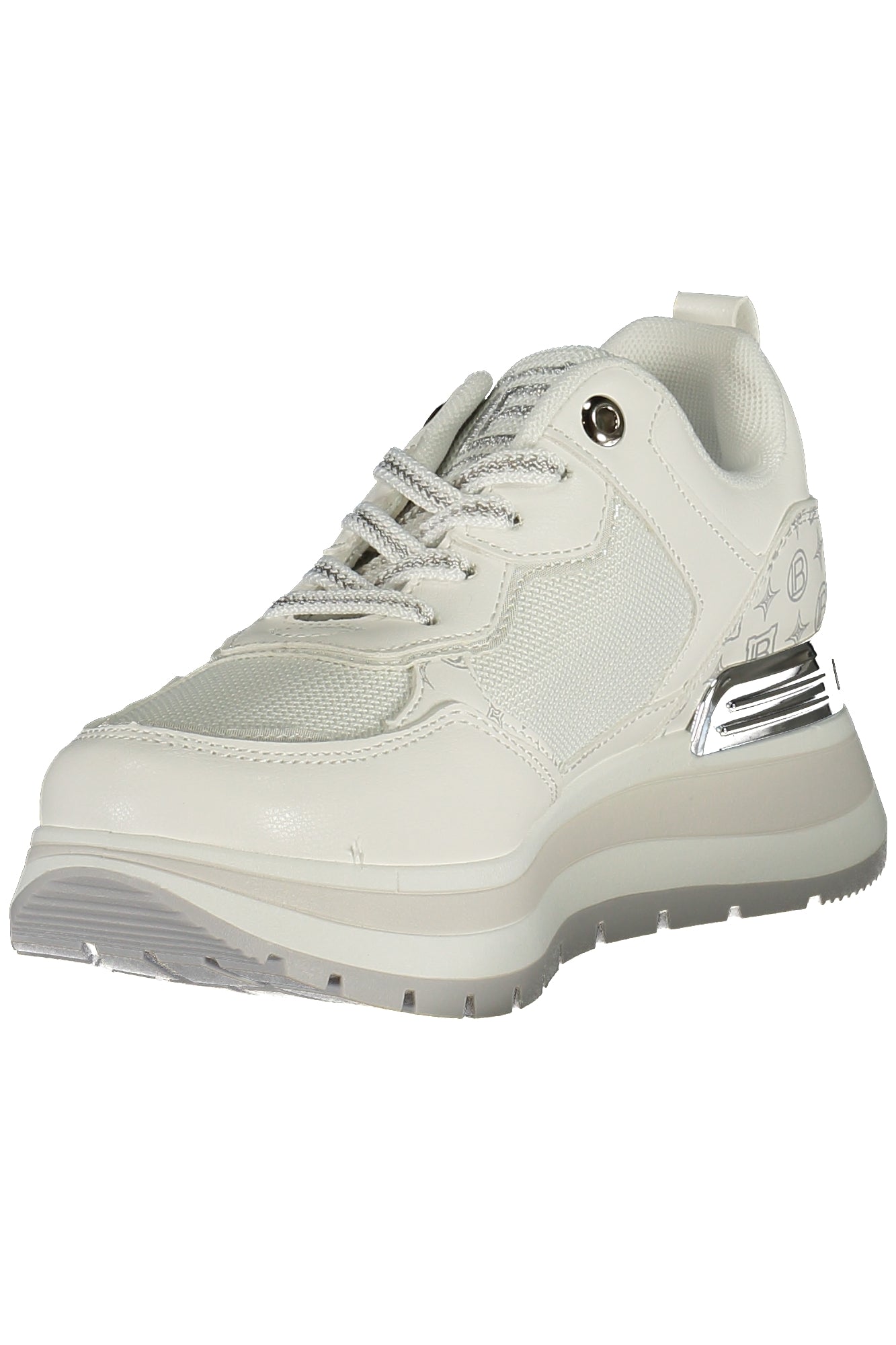 LAURA BIAGIOTTI Damen Sneaker – Sportschuh mit Schnürsenkeln Weiß