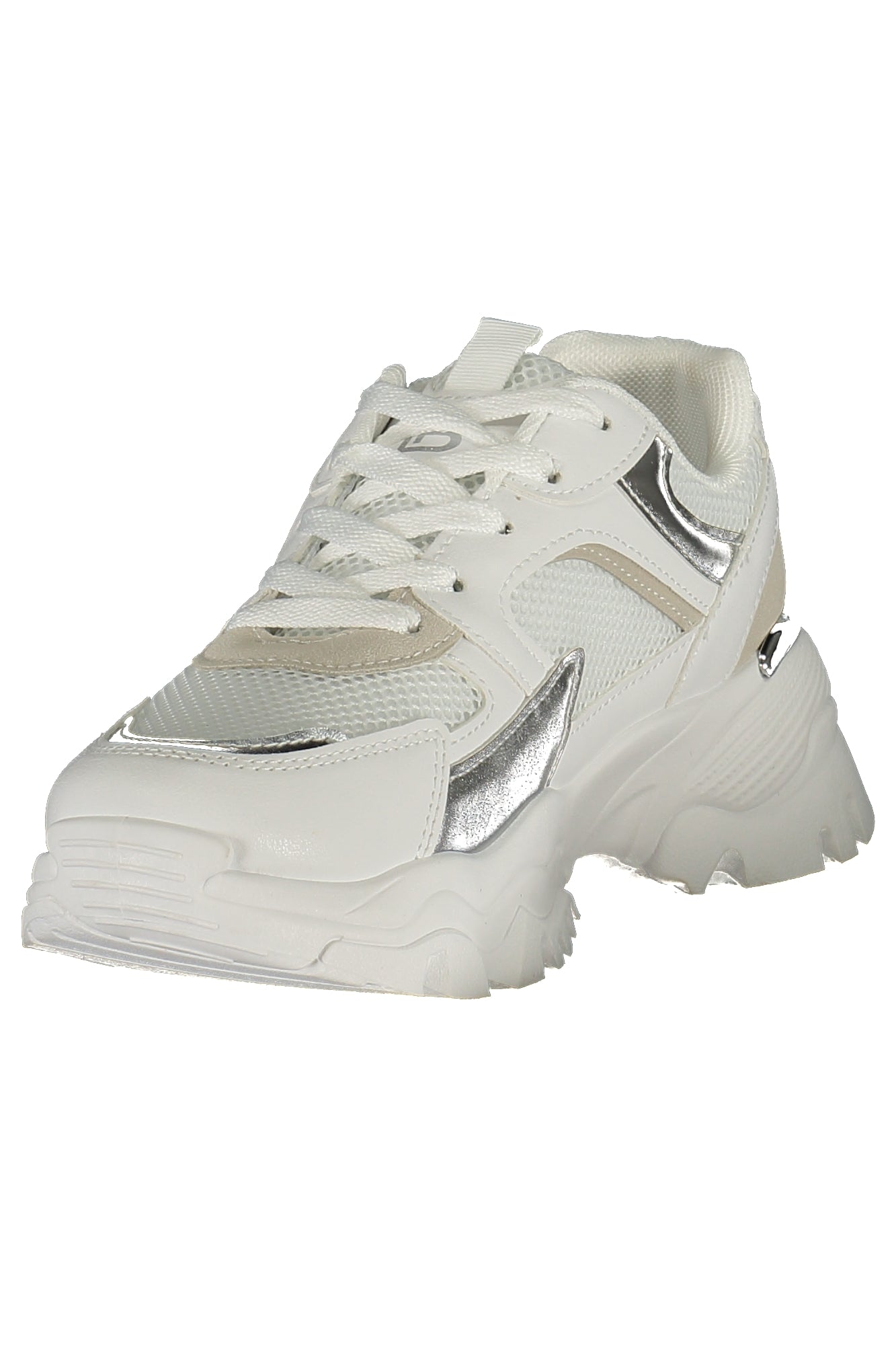 LAURA BIAGIOTTI Damen Sneaker – Sportschuh mit Schnürsenkeln Weiß
