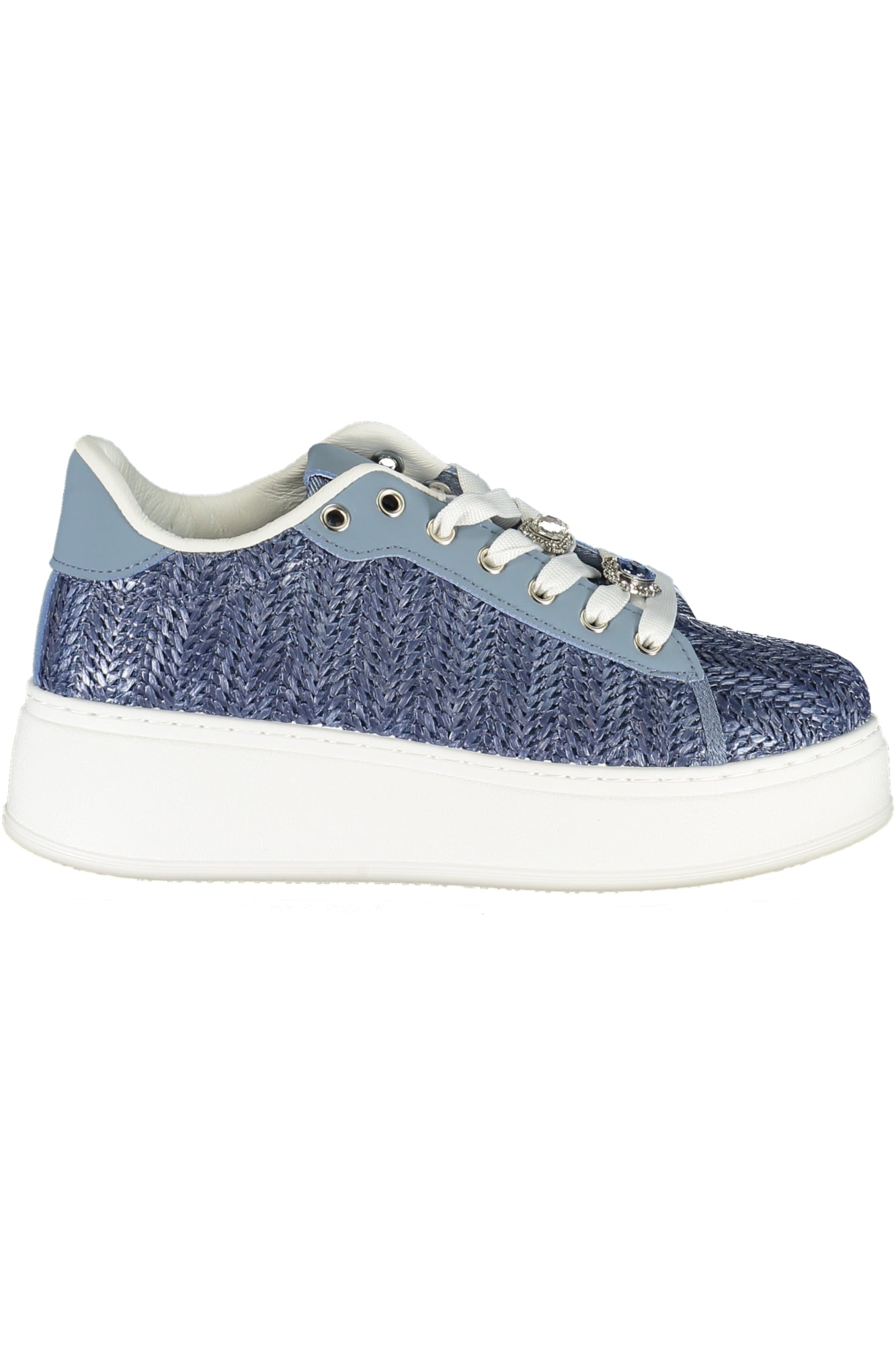 Laura Biagiotti Damen-Sneaker Weiss – Sportlicher Style mit goldenen Details für Frühjahr/Sommer Zweitbild