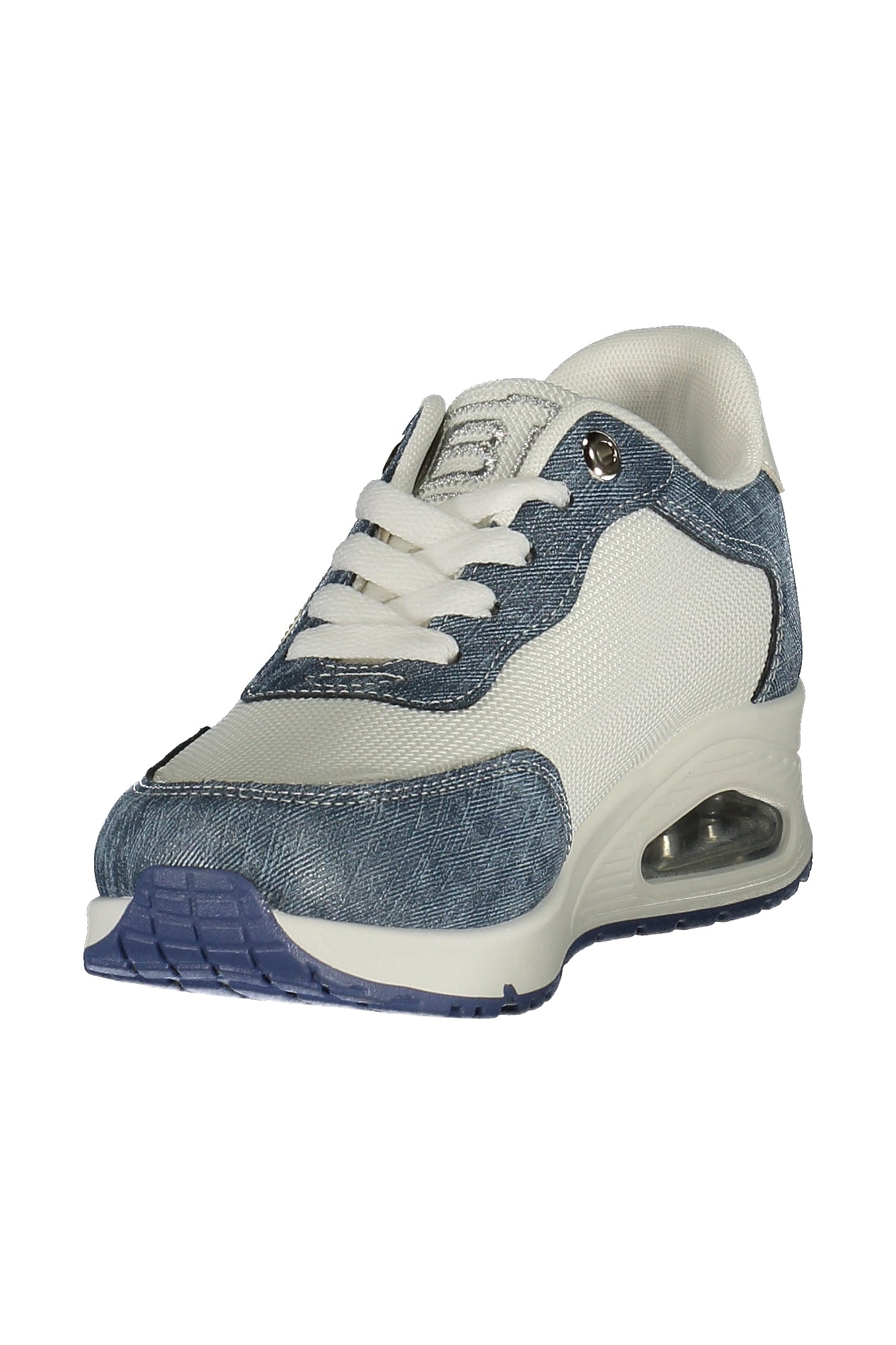 LAURA BIAGIOTTI Damen Sneaker – Sportschuh mit Schnürsenkeln Blau