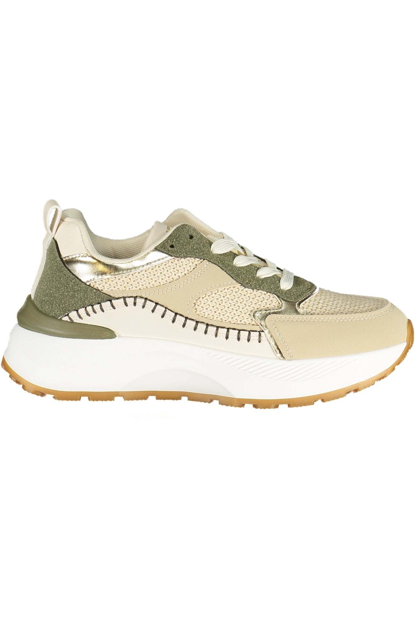 LAURA BIAGIOTTI Damen Sneaker – Sportschuh mit Schnürsenkeln Grün