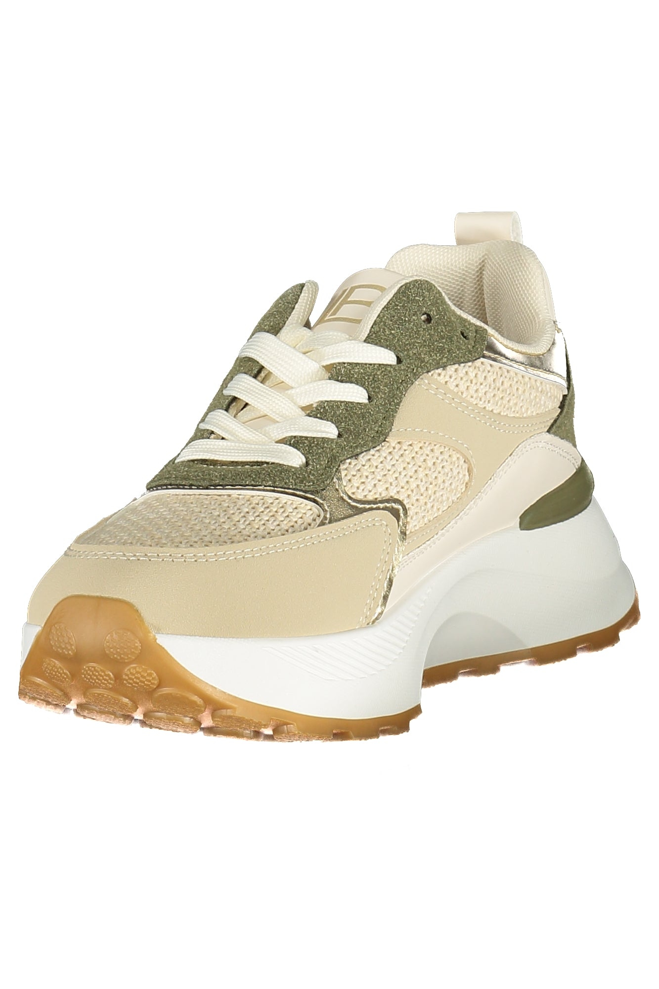 LAURA BIAGIOTTI Damen Sneaker – Sportschuh mit Schnürsenkeln Grün