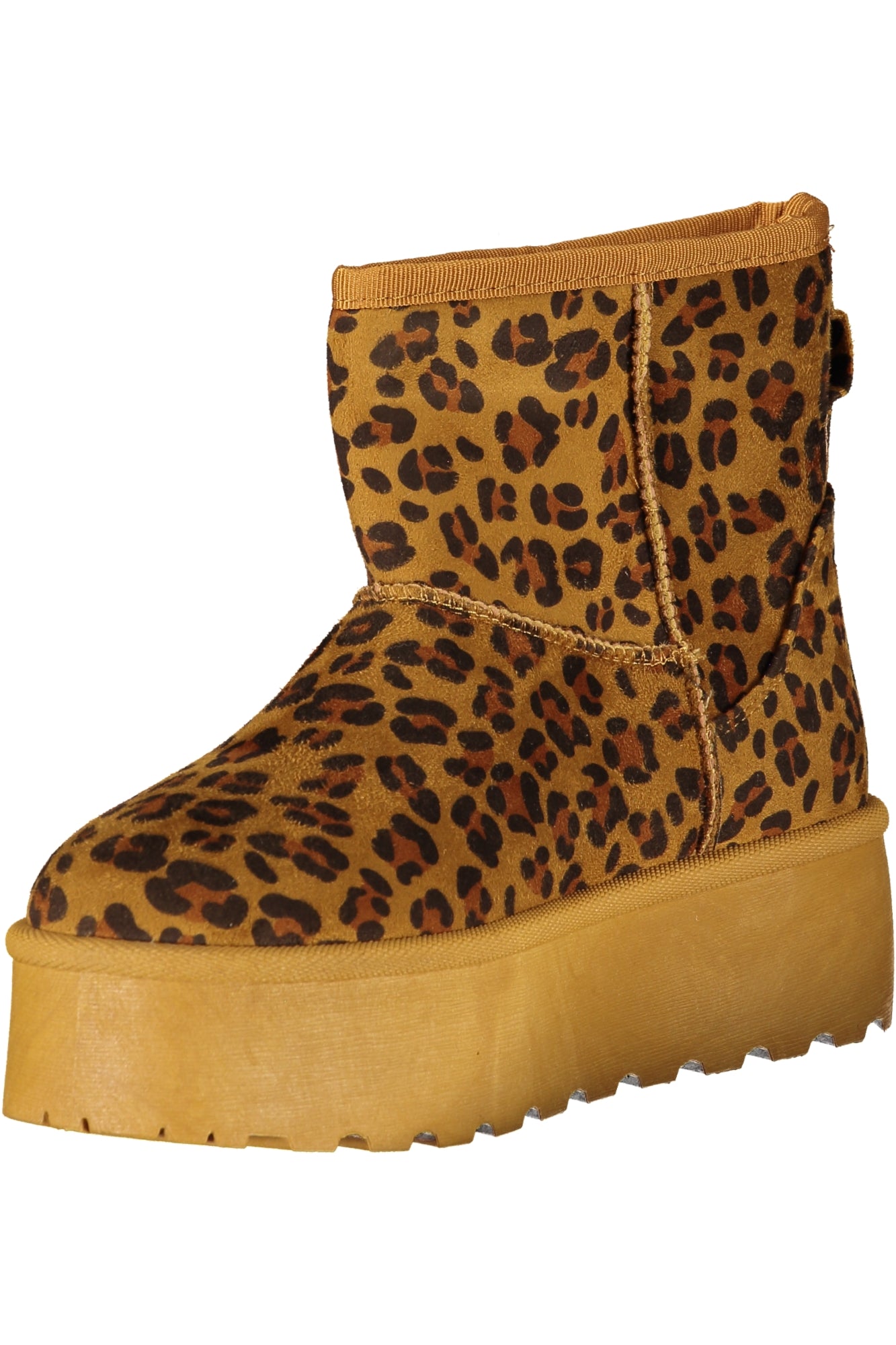 Laura Biagiotti Damenstiefel – Schwarze Stiefeletten mit Keilabsatz | Pelzoptik Braun