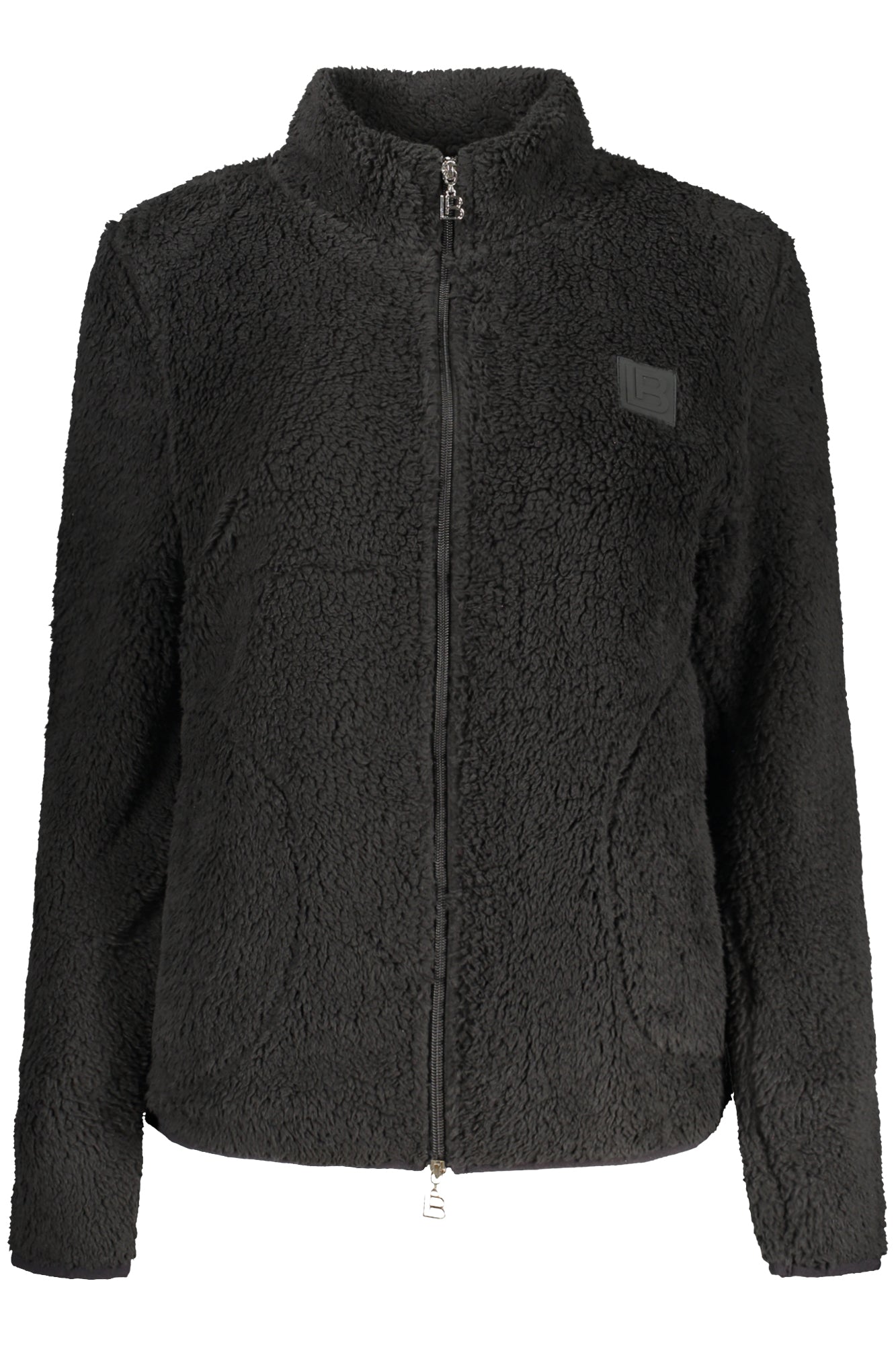 Laura Biagiotti Sweatshirt Damen – Beiger Reißverschluss & Logo-Applikation Zweitbild