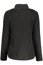 LAURA BIAGIOTTI DAMEN-SWEATSHIRT MIT REISSVERSCHLUSS, SCHWARZ