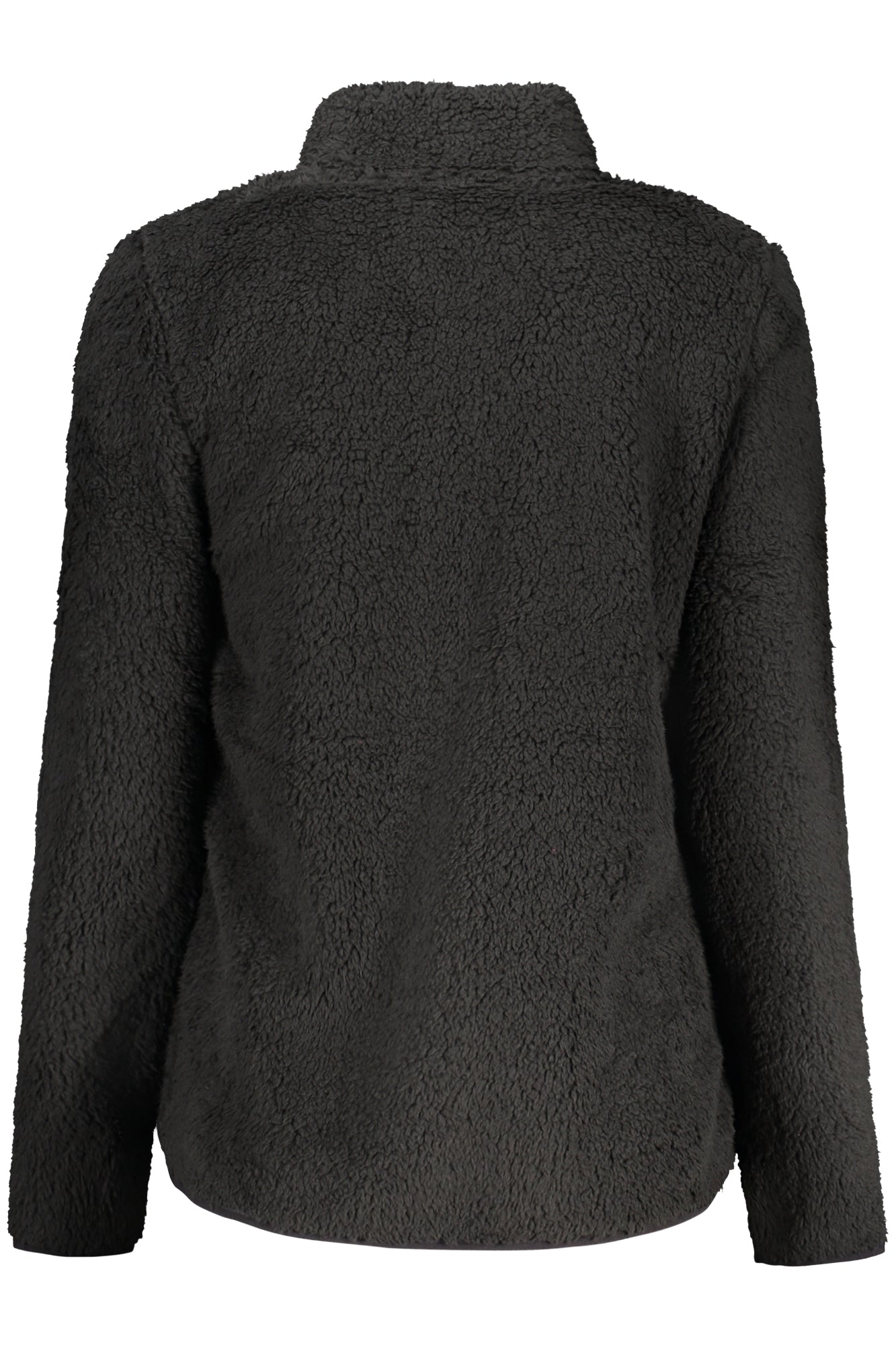 LAURA BIAGIOTTI DAMEN-SWEATSHIRT MIT REISSVERSCHLUSS, SCHWARZ