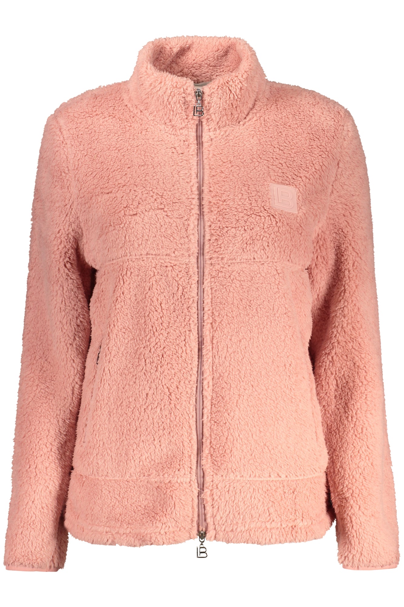 LAURA BIAGIOTTI DAMEN ROSA REISSVERSCHLUSS-SWEATSHIRT