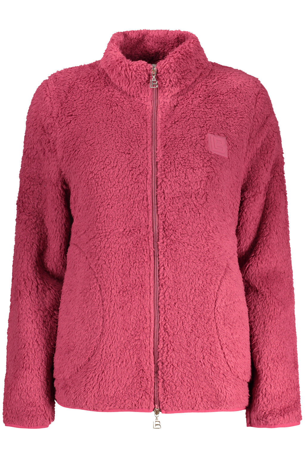 LAURA BIAGIOTTI DAMEN-SWEATSHIRT MIT REISSVERSCHLUSS IN LILA